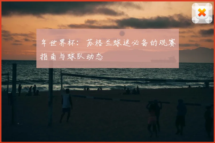 年世界杯：苏格兰球迷必备的观赛指南与球队动态